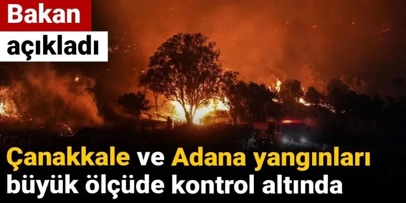 Çanakkale ve Adana'da Yangın Alarmı! Son Durum Ne?