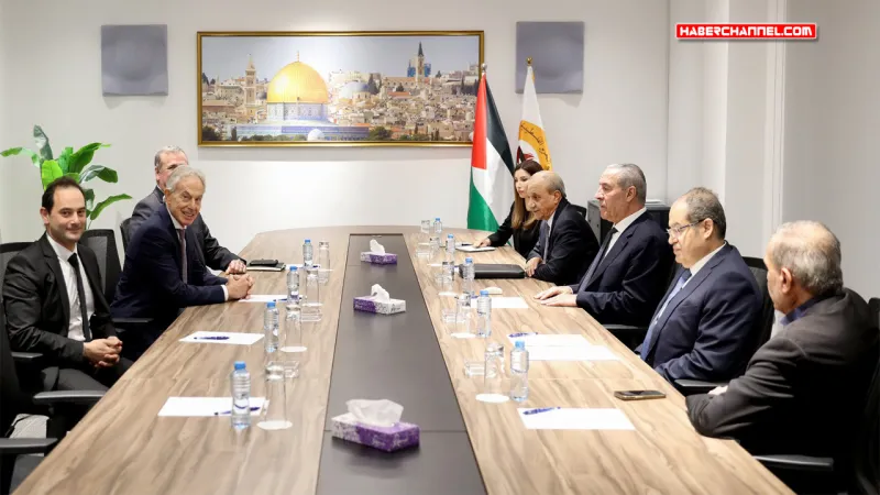 Eski İngiltere Başbakanı Tony Blair, Filistin'de...