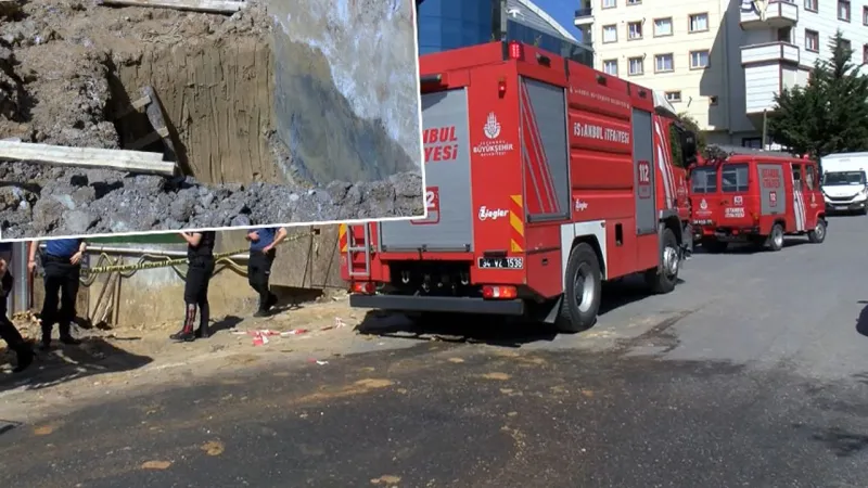 İnşaat alanında toprak kayması! 3 yaralı