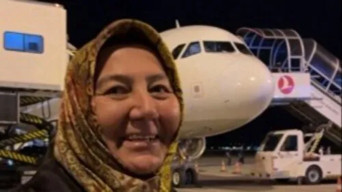 Kıbrıs gazisinin eşinin 60 yıllık kokpit hayali gerçekleşti