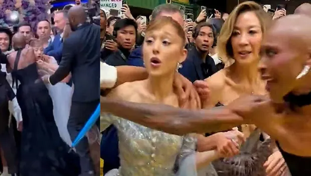 Ariana Grande'ye Kırmızı Halıda Şok Saldırı! O Anlar Kamerada