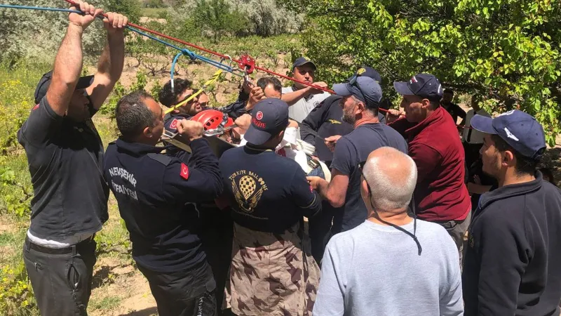 Nevşehir'de sıcak hava balonunda dehşet anları