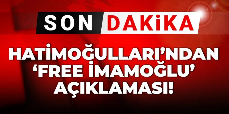 Son dakika | DEM Eş başkanı Hatimoğlulları'ndan 'Free İmamoğlu' dövizi açıklaması