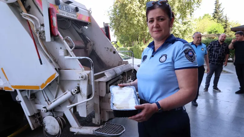 Terminalde usulsüz taşınan 700 kilo peynir imha edildi