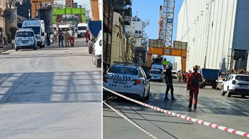 Yalova'da tersanede üzerine vinç düşen işçi hayatını kaybetti