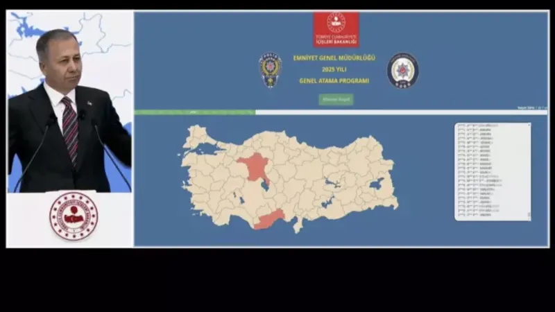 Yerlikaya duyurdu: Emniyet, Jandarma ve Sahil Güvenlik Komutanlığı atamaları yapıldı 